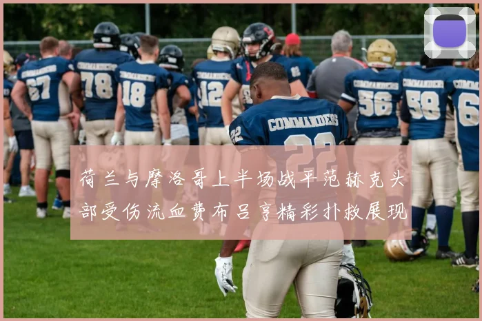 荷兰与摩洛哥上半场战平范赫克头部受伤流血费布吕亨精彩扑救展现实力
